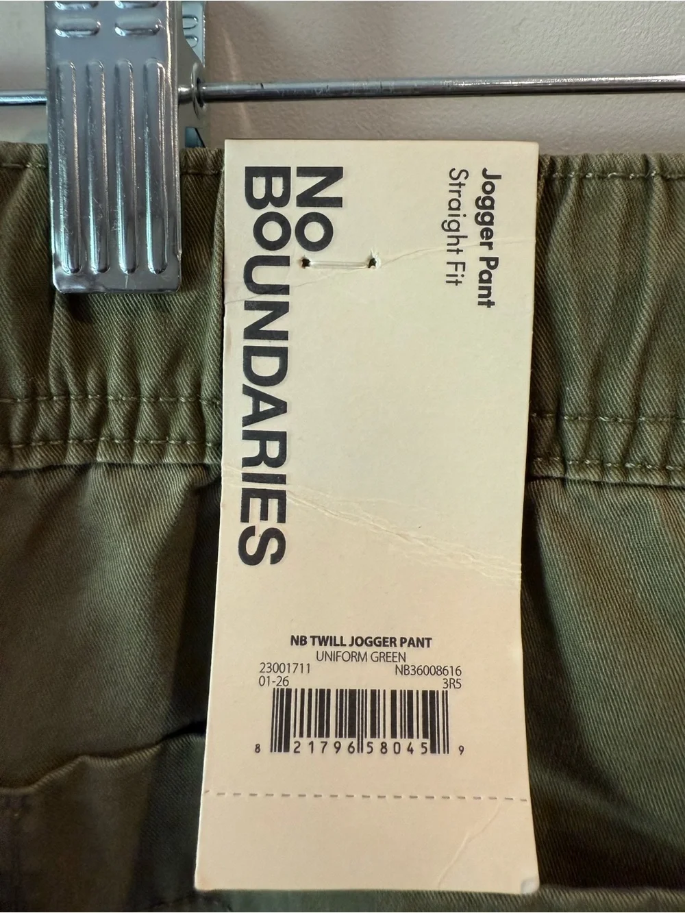Men’s ‘No Boundaries’ cargo jogger pants